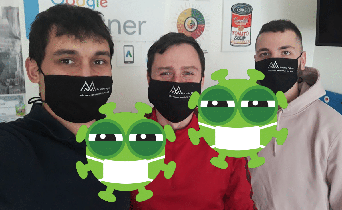 Marketing Makers tým připravený na koronavirus